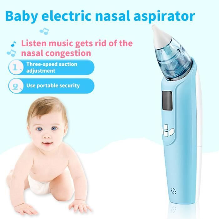 Aspirateur nasal électrique aste en silicone pour bébé, nettoyeur