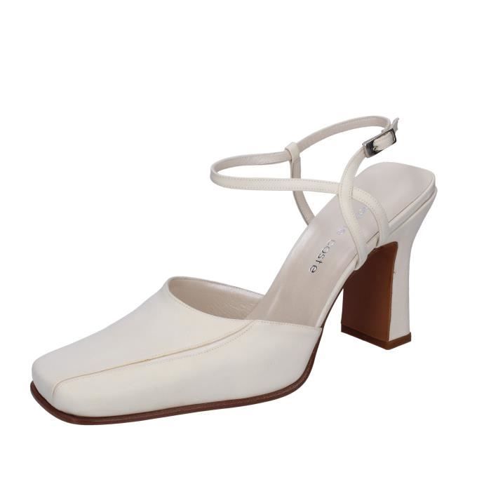 NATALE COSTE Chaussures Femme Escarpin Blanc BR600 - Achat / Vente Escarpin  Femme NATALE COSTE pas cher - Cdiscount