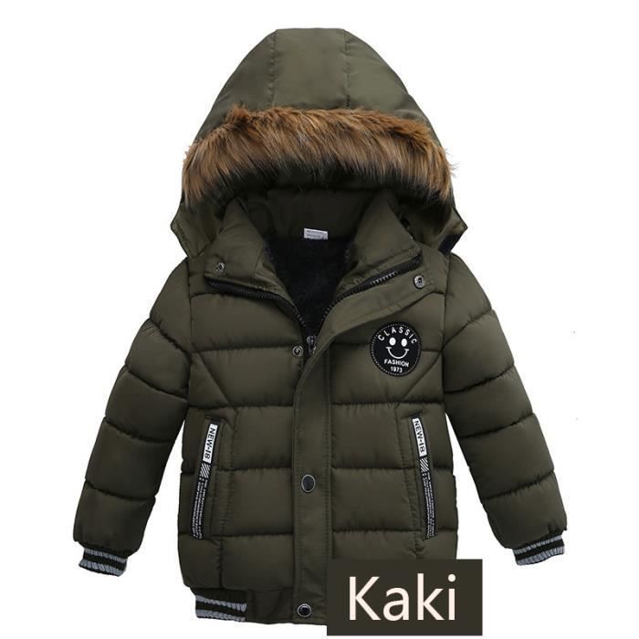 doudoune kaki garcon