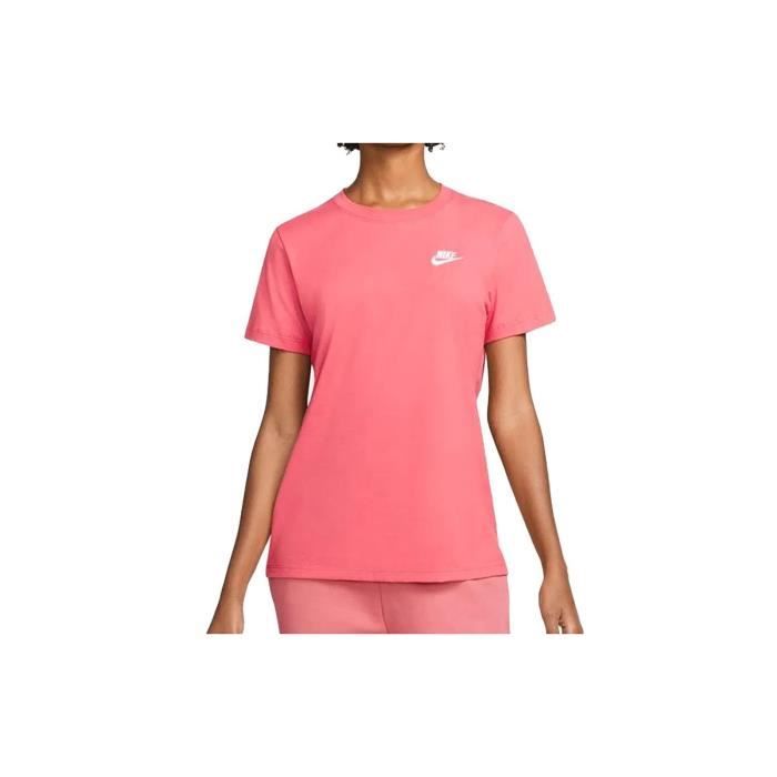 NIKE W NSW CLUB TEE T-SHIRT POUR FEMME ROSE DN2393622 Rosa - Cdiscount  Prêt-à-Porter