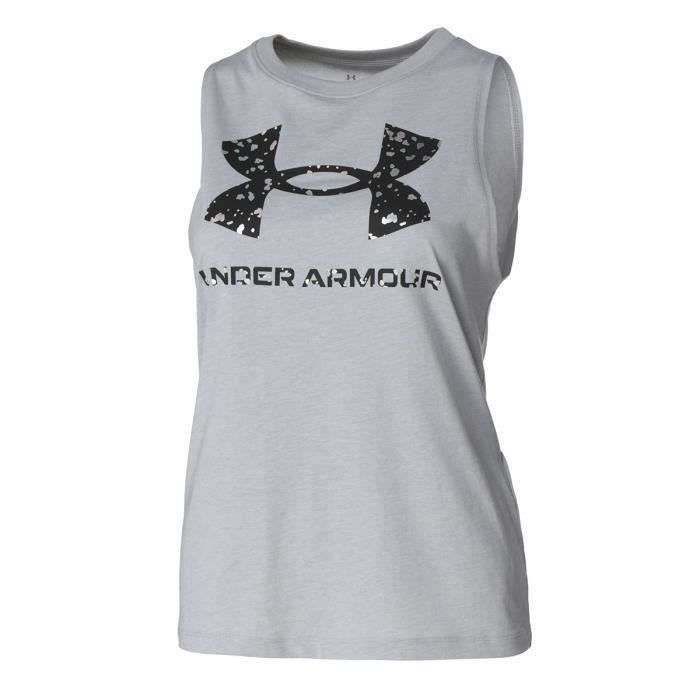 Débardeur - Under Armour - Live Sportstyle Graphic Tank - Femme - Gris