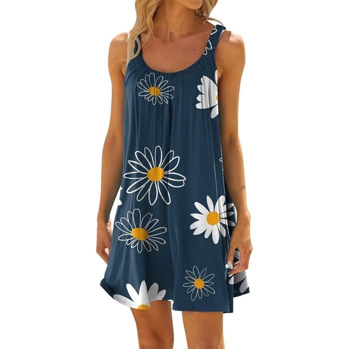 Robe swing bleu best sale marine