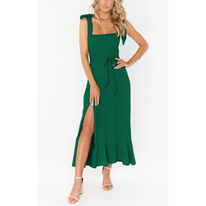 Robe cocktail sales vert foncé