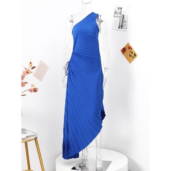 2025-Robe Boheme Femme Manches Longues- Robe Longue Col Rond