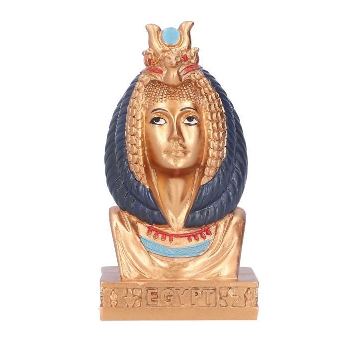 Statuette Reine Néfertiti En Résine - Hauteur 11,5cm - Décoration égyptienne Antique - Cadeau Original