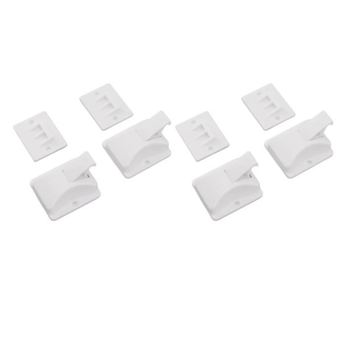 4our Kiddies Lot de 10 verrous de sécurité pour bébé, verrous de tiroir 4our Kiddies Lot de 10 verrous de sécurité pour bébé, verrous de tiroir