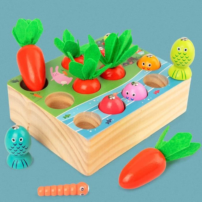 Jouet de pêche aux radis à tirer trois en un- Jouets interactifs parent-enfant- Cadeaux pour Jouet de pêche aux radis à tirer trois en un- Jouets interactifs parent-enfant- Cadeaux pour