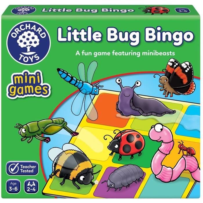 Little Bug Bingo - Jeu de bingo - ORCHARD - 3 à 6 ans