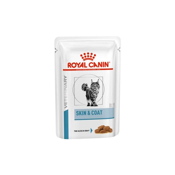 Royal Canin Veterinary Chat Skin & Coat 12 Sachets