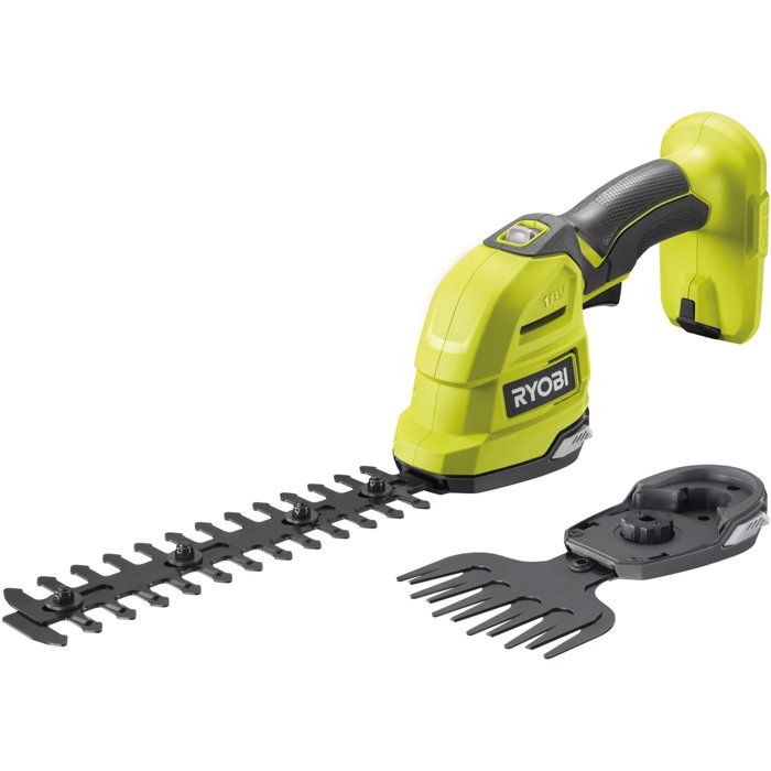 Cisaille à gazon et sculpteur de végétaux - RYOBI - RY18GSA-0 - 18V - Sans batterie ni chargeur