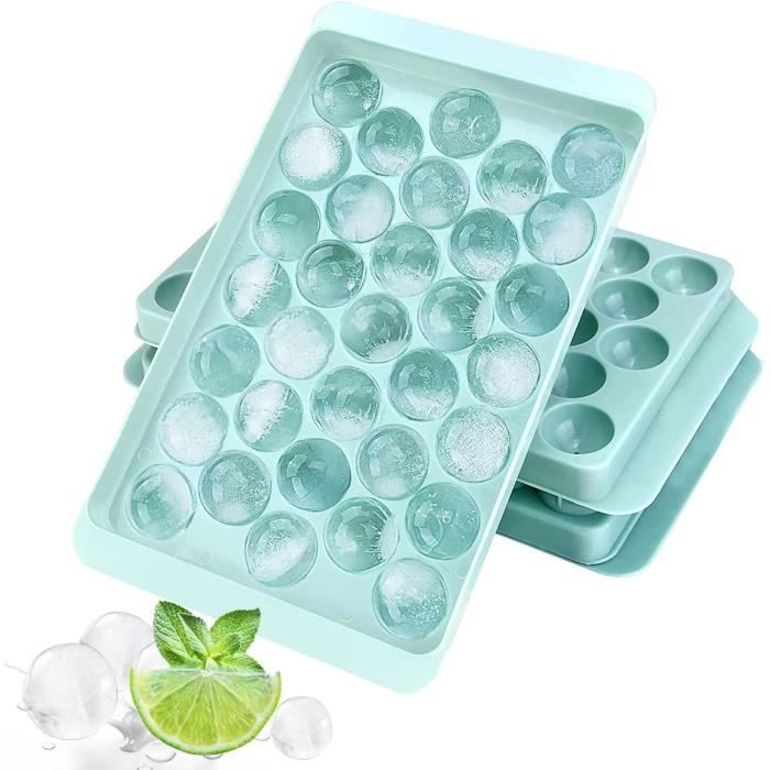 Bac à Glaçons - Non spécifié - 48 Glaçons - Vert - PP de qualité alimentaire - Avec récipient - Achat / Vente bac - sac a glacons Bac à Glaçons