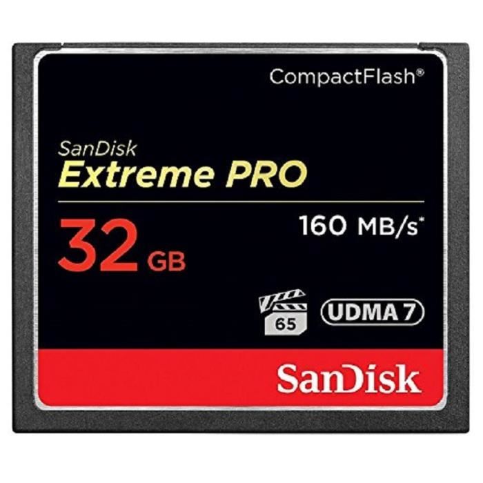 Carte SD SANDISK 32 GO Extreme Pro SDHC