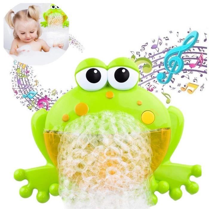 Jouet De Bain Pour Bebe Drole Machine A Bulles Automatique En Forme De Grenouille Avec 12 Chants Pour Baignade Des Enfants Jouet Cdiscount Puericulture Eveil Bebe