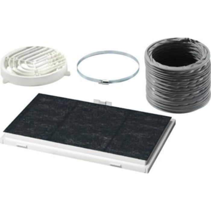 Kit de recyclage pour hotte Siemens LZ45450 Filtre Tuyau flexible Accessoire