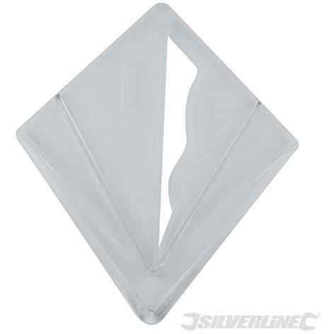 Silverline Centreur de marquage - Pour matériaux ronds carrés et hexagonaux - Capacité 200 mm