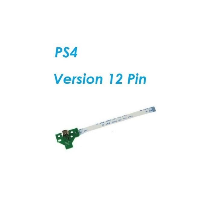 PS4 Controller USB Charging Port Socket 12 pin jds 011-board and 12 connector Skyexpert