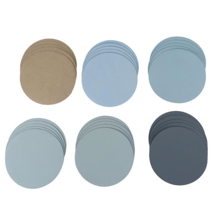 STEBRUAM – 4 Disques De Ponçage 50 Mm Avec Tampon Mousse – Pour Tige 1/4" – Compatible Outils Rotatifs