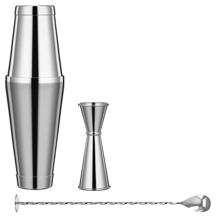 MIXEUR ELECTRIQUE Cocktail Mixeur Jeu de Barman 3 PièCes Ensemble