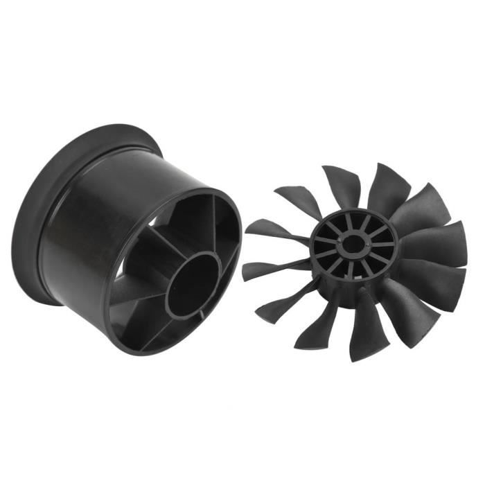 Ventilateur Canalisé RC 50mm 12 Pales – Compatible Moteurs 3300/4000/4600/5000KV – Pour Avion EDF 250-700
