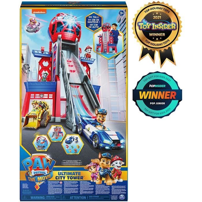 Caverne des jouets : LA SUPER PAT PATROUILLE LE FILM : CHIENNE LIBERTY QUI  S'ETIRE ET LA PAT PAROUILLE JUNIOR - PELUCHE LICENCE PAW PATROL - SPIN  MASTER - 20143564