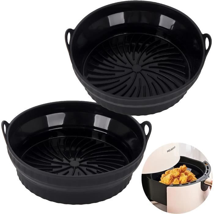 2 Moules En Silicone Pour Air Fryer - Compatibles Philips, Ninja, Cosori, Russell Hobbs - Réutilisables Et Sans BPA