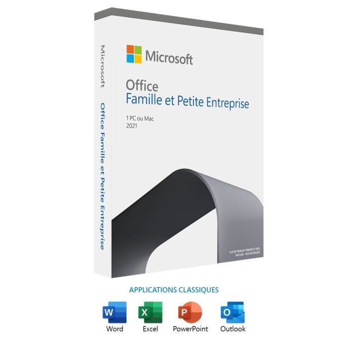 Microsoft Office Famille/Petite Entreprise 2021 – COEM