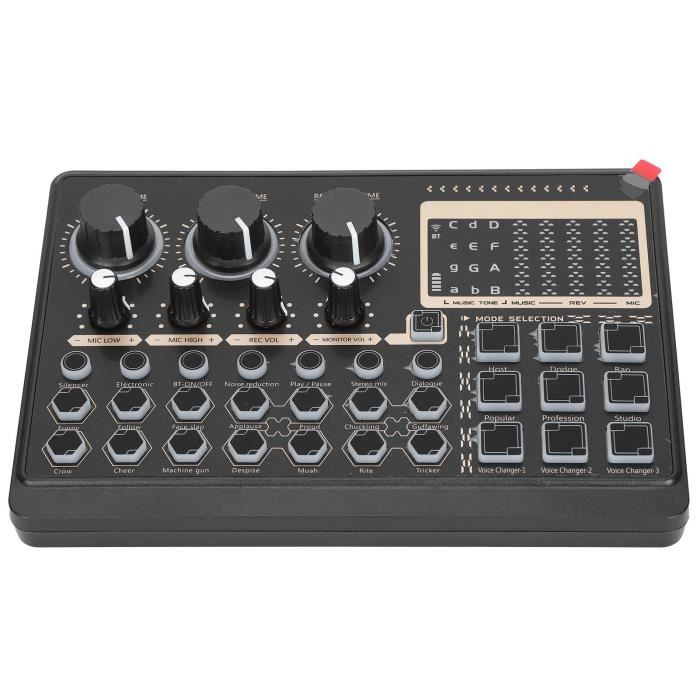 Carte Son En Direct V8S Avec 16 Effets DJ Et Live, 8 Modes