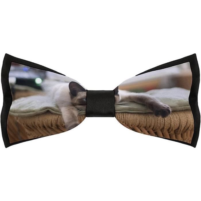 Nœud Papillon Homme JEMYGINS - Motif Floral Cajou - Avec Boutons De Manchette Et Mouchoir - Style Rétro