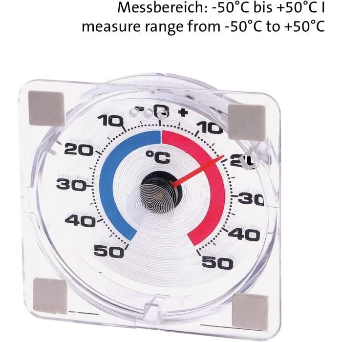 Thermomètre De Fenêtre, Plage De Mesure Entre -50 °C Jusqu'À +50 °C