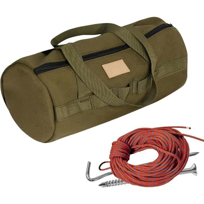 Sac De Rangement Imperméable Noir Pour Tente Et Auvent 140x34x44 Cm - Protection Meubles, Grils Et Extérieur