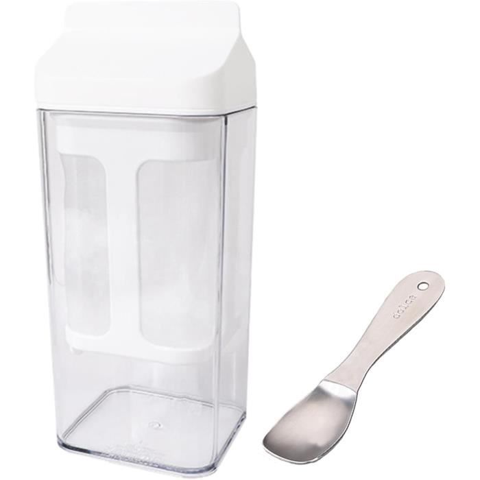 Filtre à Yaourt Grec Amagogo - Pour Fromage, Tofu, Lait De Noix - Avec Presse à Ressort Et Récipient Gradué - Nettoyage Facile