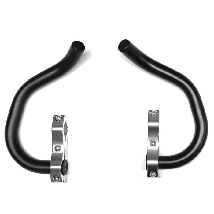 Guidon BMX Années 80 Neuf - 22.2mm, Largeur 61 Cm, Acier, Couleurs Bleu/rouge/doré - Style Rétro Original