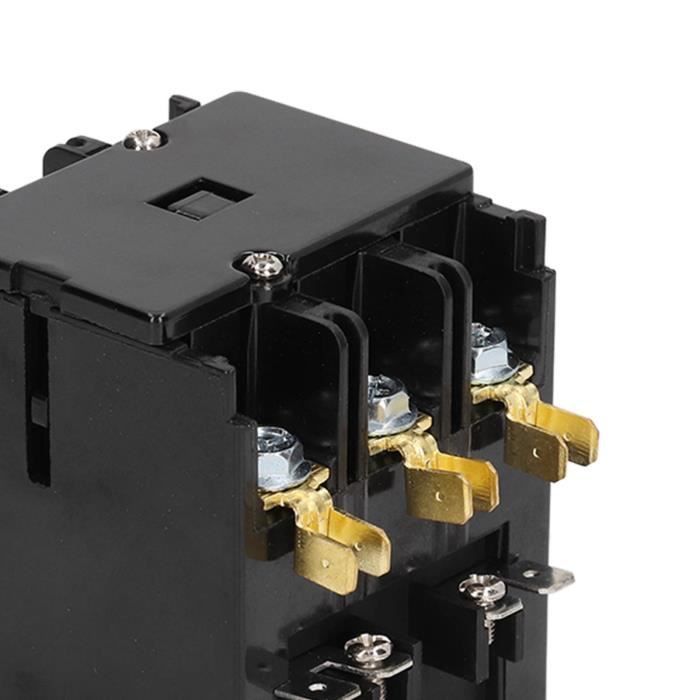 Contacteur AC Triphasé 3 Pôles - 220V, 12A - Pour Démarreurs Moteur, Applications électriques