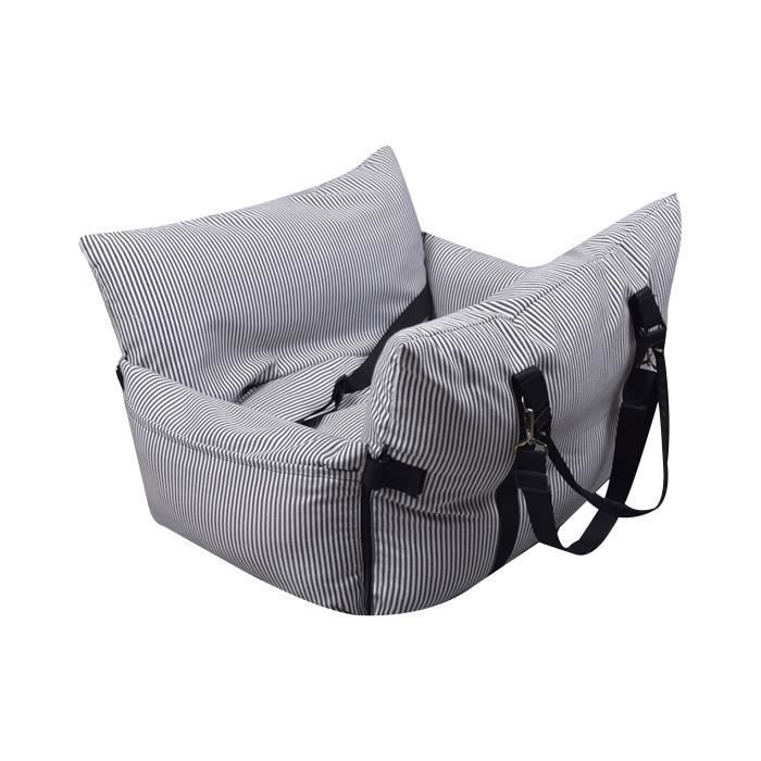 Meilleurs prix pour VERCART Siège de Voiture pour Chien Portable, Niche de Chien Rembourré Épais pour Chiens de Petite et Moyenne Taille 76x52cm