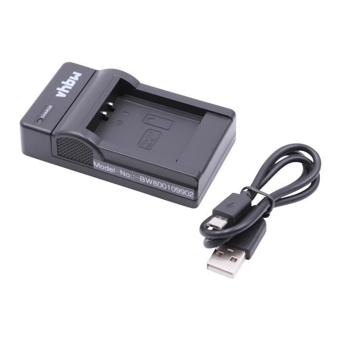 vhbw Chargeur USB batteries d´appareils photo, de caméscopes, etc... compatible avec Canon Ixus 185, 190