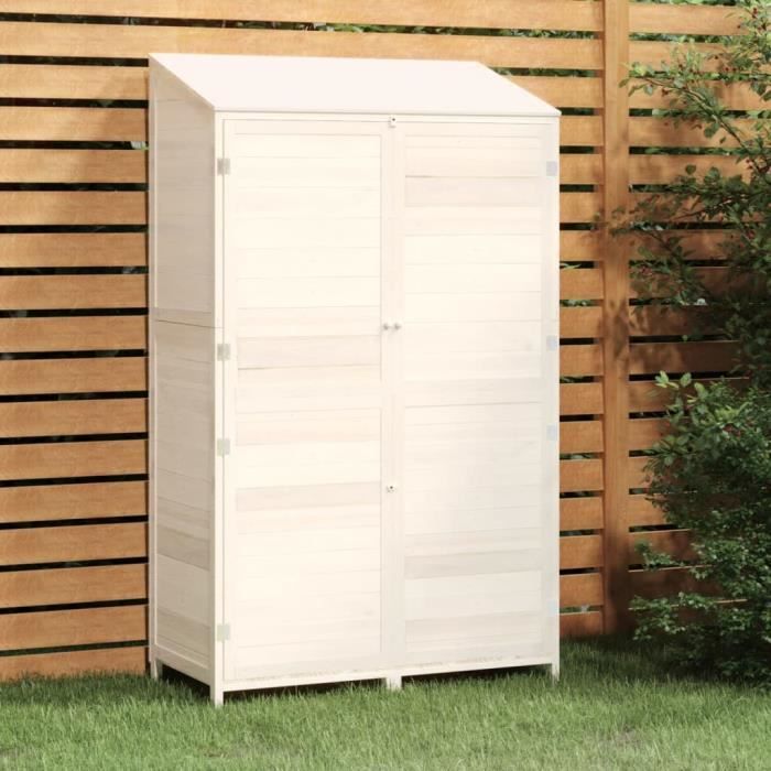 152191 vidaXL Remise de jardin 102x52x174 5 cm Bois de sapin solide
