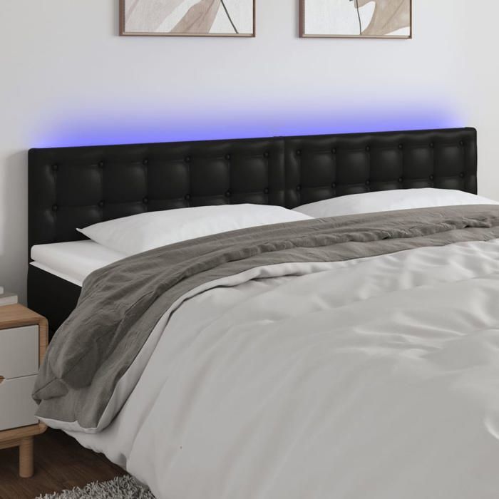 vidaXL Tête de Lit Meuble de Chambre à Coucher Accessoire de Lit Simple Tête de Cadre de Lit Maison Intérieur Noir 90x7x78/88 cm Velours