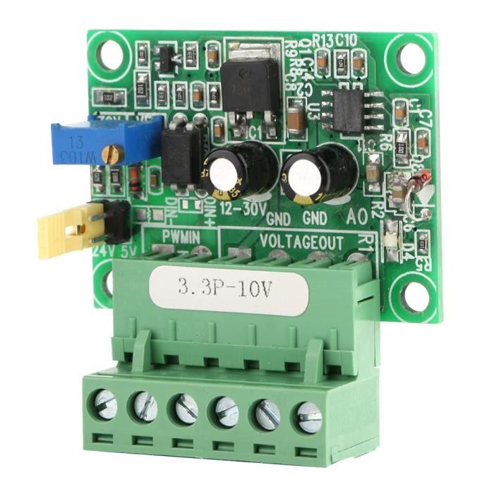 Module Convertisseur PWM à Voltage 0-10V - Convertisseur Numérique Analogique 1-3KHZ