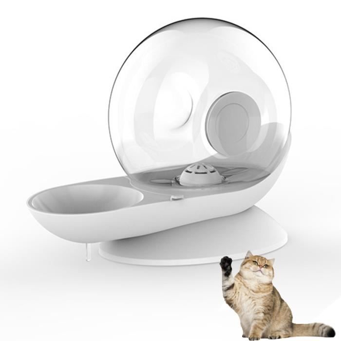 Comparer les prix de Fontaine à eau automatique - YSTP - Escargot - 2,8 L - Gris - Pour chat