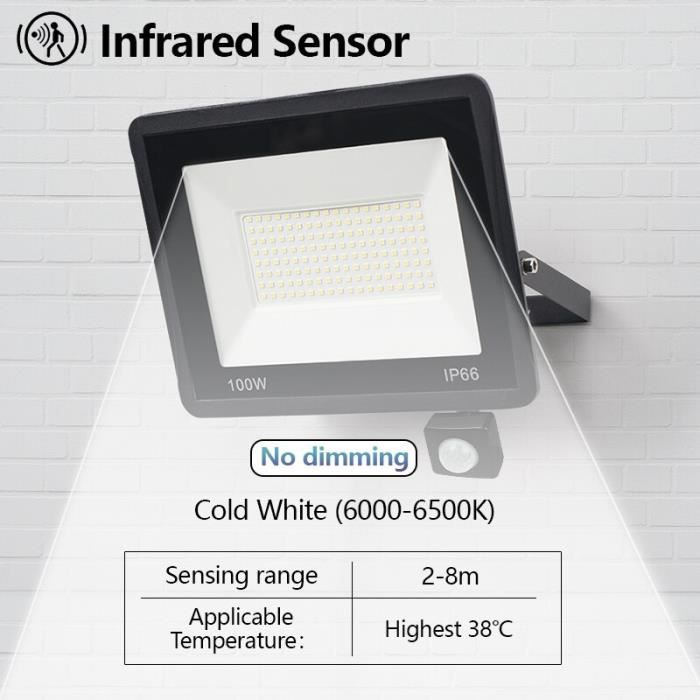 Projecteur LED 200W - 26000 Lumens