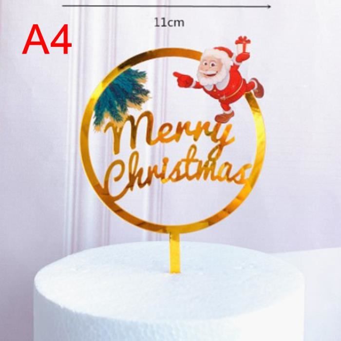 FIGURINE DECOR DE GATEAU,A2Décoration de gâteau en acrylique, 1 pièce