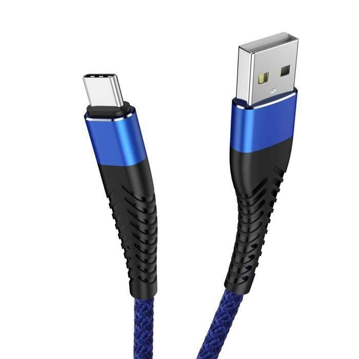 Câble USB-C 0,25 Mètres Pour Téléphone - Charge Rapide & Transfert De Données, Marque Générique