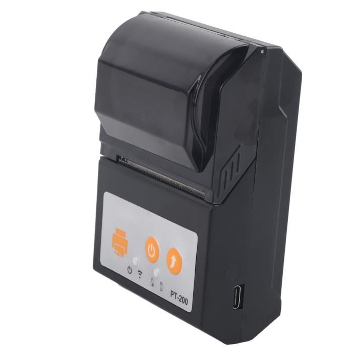 Imprimante Thermique De Reçus 58 Mm Bluetooth - Pour Caisse POS, Restaurant, Boutique - Vitesse 70 Mm/s - USB + Bluetooth - 3