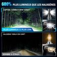 Ampoules H7 LED avec Ventilateur 16000LM AGPTEK, 600% Super Blanc Lampe H7 Voiture 80W 6000K Anti-Erreur - 2PCS-1