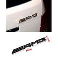 1pcs pour AMG logo haut de gamme Sticker de corps en métal haut de gamme Décoration extérieure Automobile Emblem Badge Badge Décalqu-1