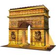 Puzzle 3D Arc de Triomphe illuminé - Ravensburger - 216 pièces - sans colle - avec LEDS couleur - Enfant 8 ans-1