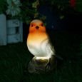 1PCS -JeeYee – lampe solaire imperméable avec oiseau,luminaire décoratif de paysage,idéal pour un jardin ou une cour,livraison gr-1