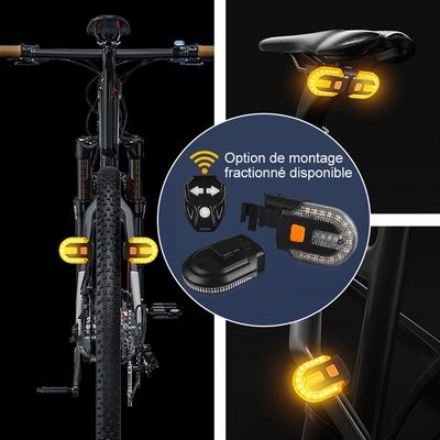 Feu Arrière Vélo Intelligent Avec Clignotants Et Détection De Freinage - Sécurité Renforcée - 14