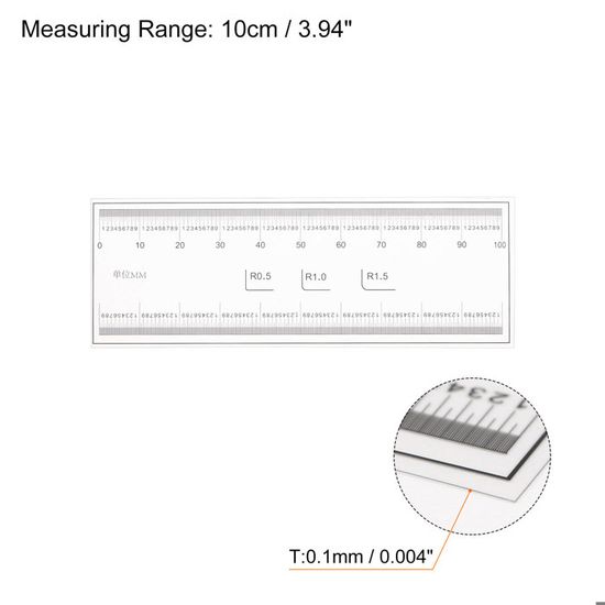 Règle D'échelle Sourcing Map 30cm - 10 échelles Architecturales - Plastique Pour Dessin Technique