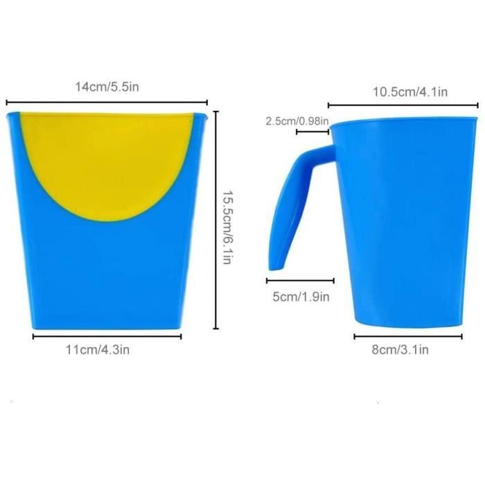 Tasse De Rinçage Shampooing Bébé En Forme De Chat | Bain Sans Larmes Et Amusant